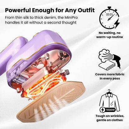 MoraIron™ MiniPro 2-in-1 Steamer & Iron