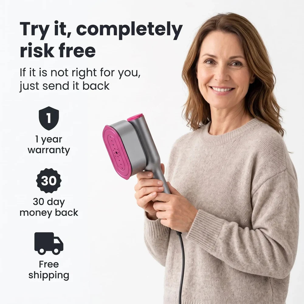 MoraIron™ SteamPro 2-in-1 Garment Steamer & Iron