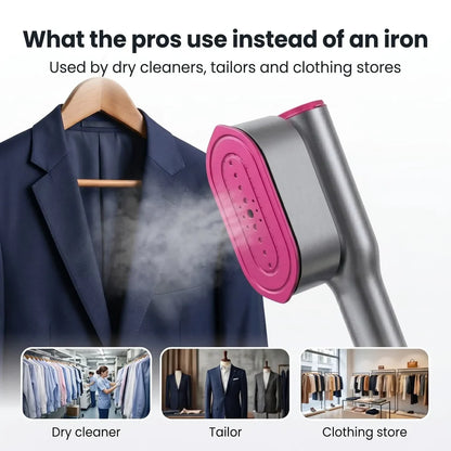 MoraIron™ SteamPro 2-in-1 Garment Steamer & Iron
