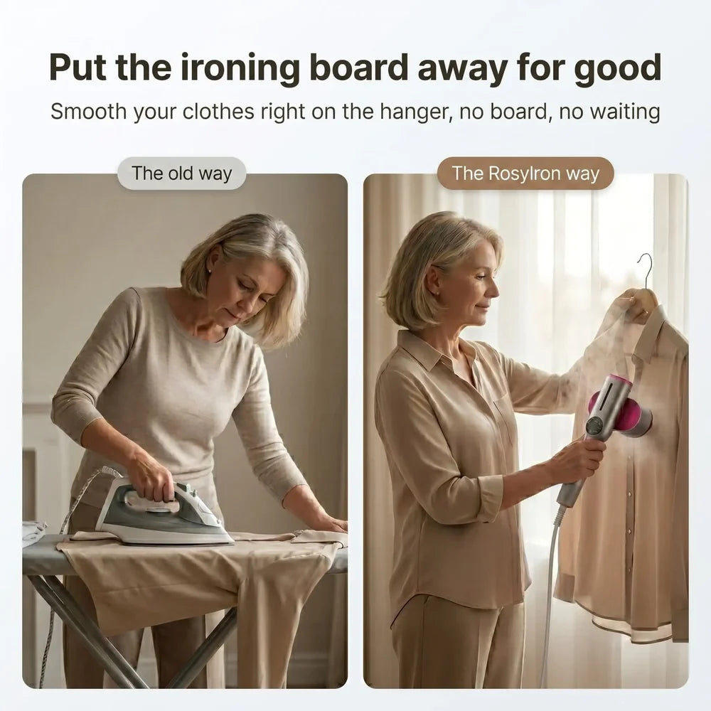 MoraIron™ SteamPro 2-in-1 Garment Steamer & Iron